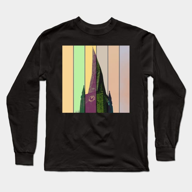 Crooked Spire Long Sleeve T-Shirt by robsteadman